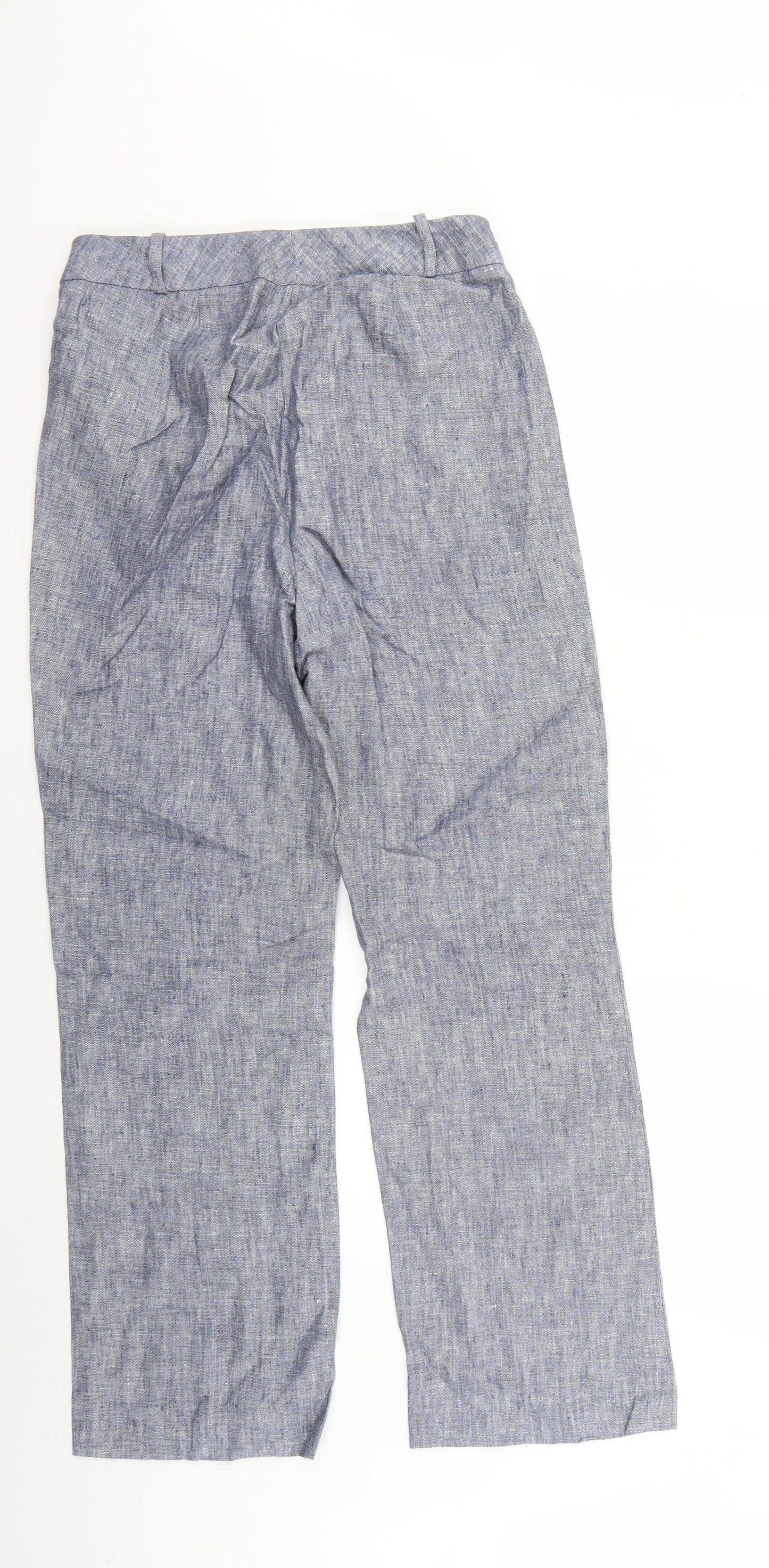 Marks and Spencer Womens Grey   Trousers  Size 10 L26 in