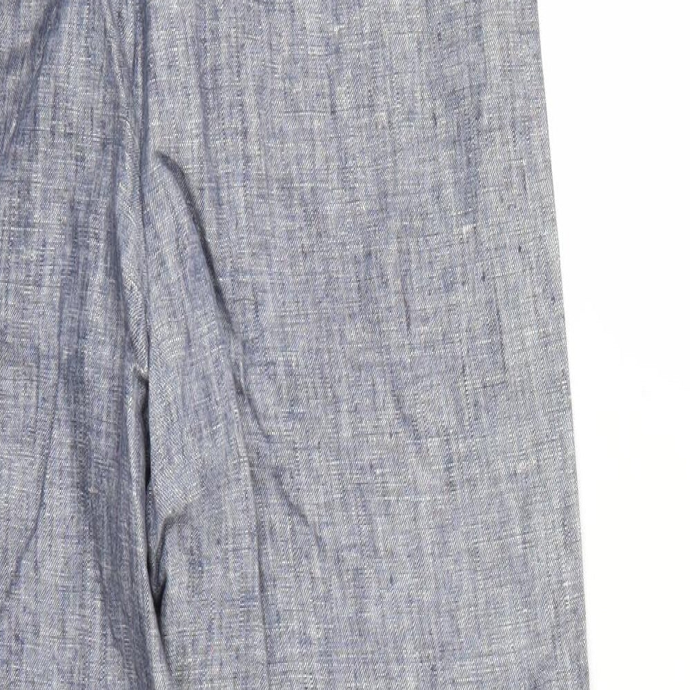 Marks and Spencer Womens Grey   Trousers  Size 10 L26 in