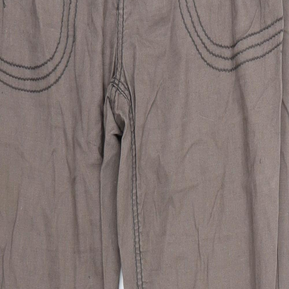 play Womens Brown   Trousers  Size 42 L30 in
