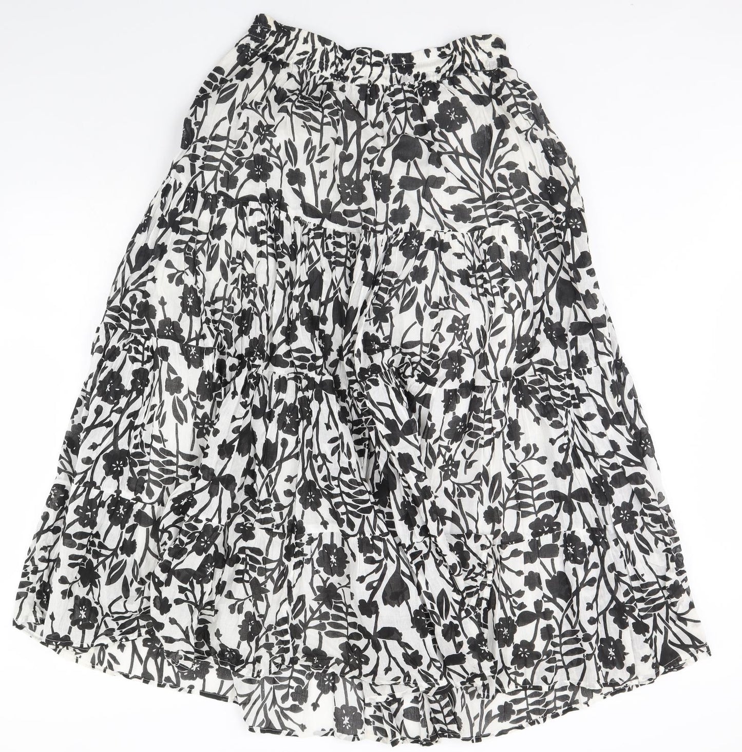 Union Womens White Floral  Flare Skirt Size 18