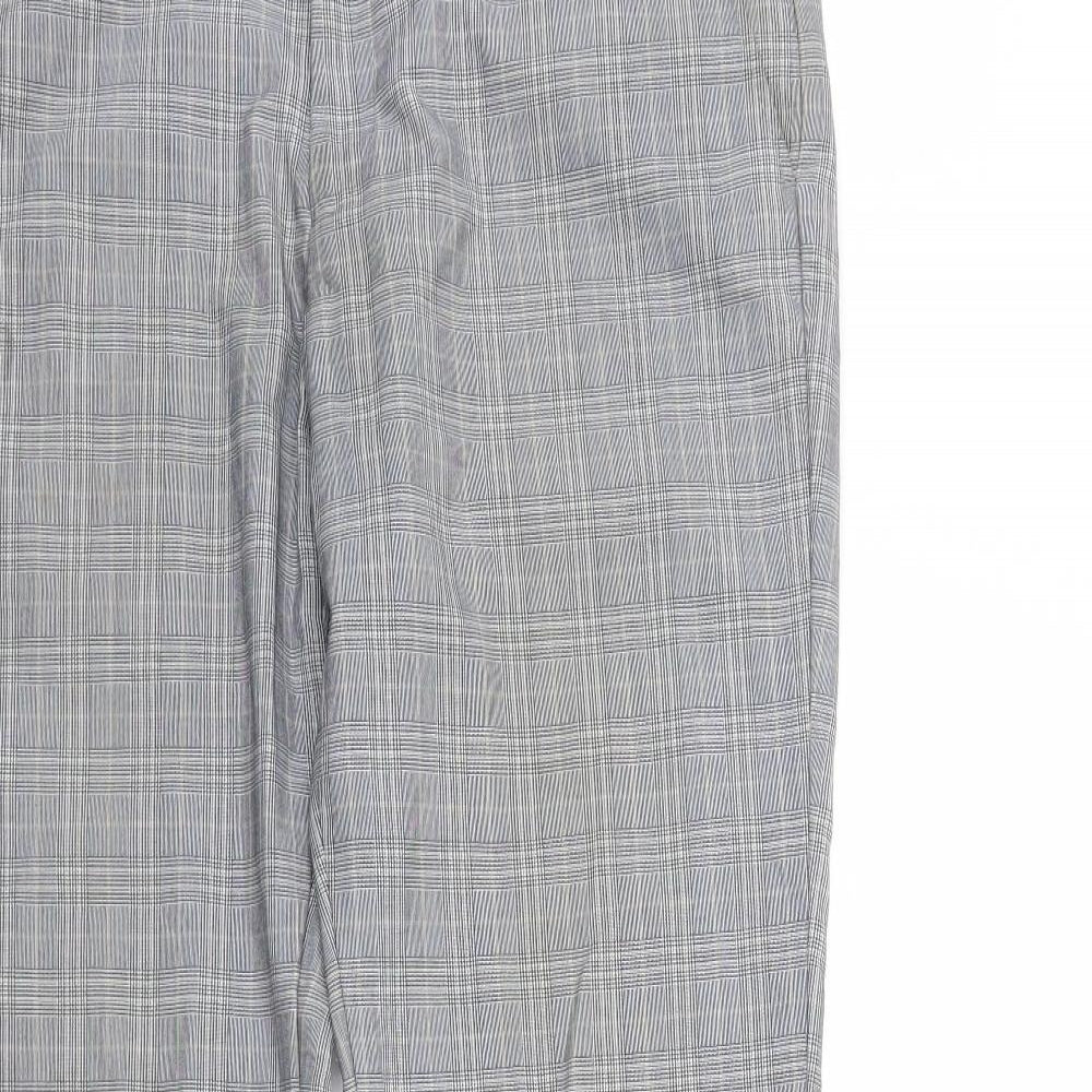 River Island Mens Grey Check  Trousers  Size 36 L32 in