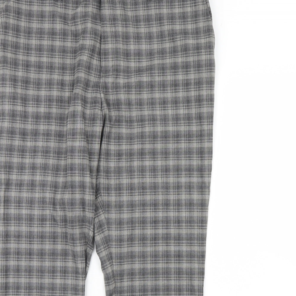 River Island Mens Green Check  Trousers  Size 38 L32 in