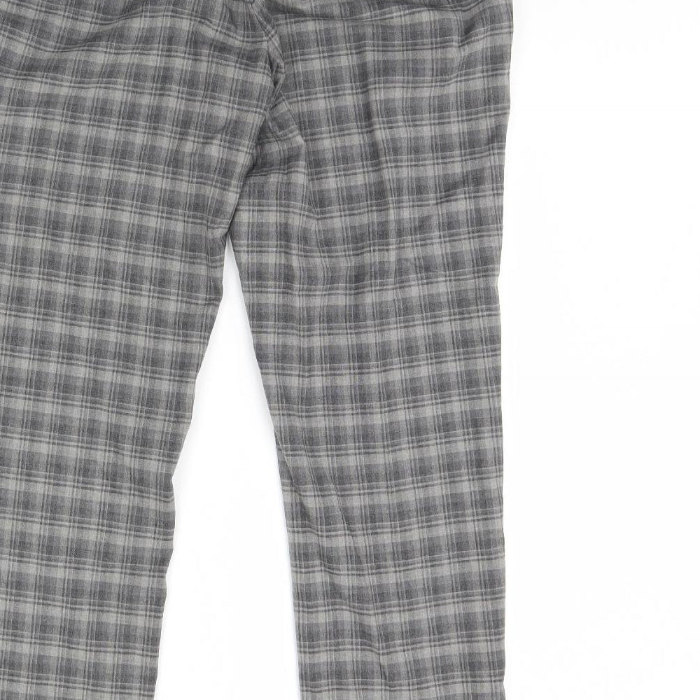 River Island Mens Green Check  Trousers  Size 38 L32 in