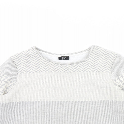 F&F Womens Grey   Pullover Jumper Size 10