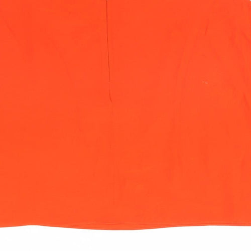 MNG Womens Orange   Cropped Blouse Size XS
