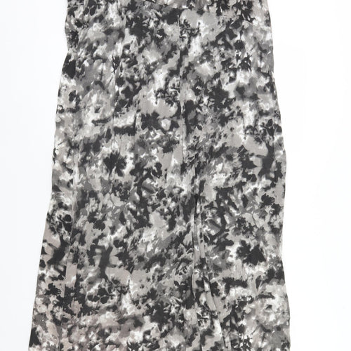 Marina Kaneva Womens Brown Geometric  Maxi  Size 18