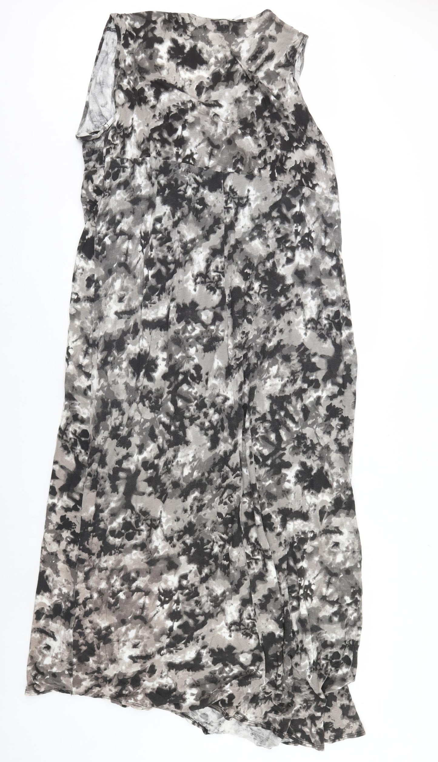 Marina Kaneva Womens Brown Geometric  Maxi  Size 18