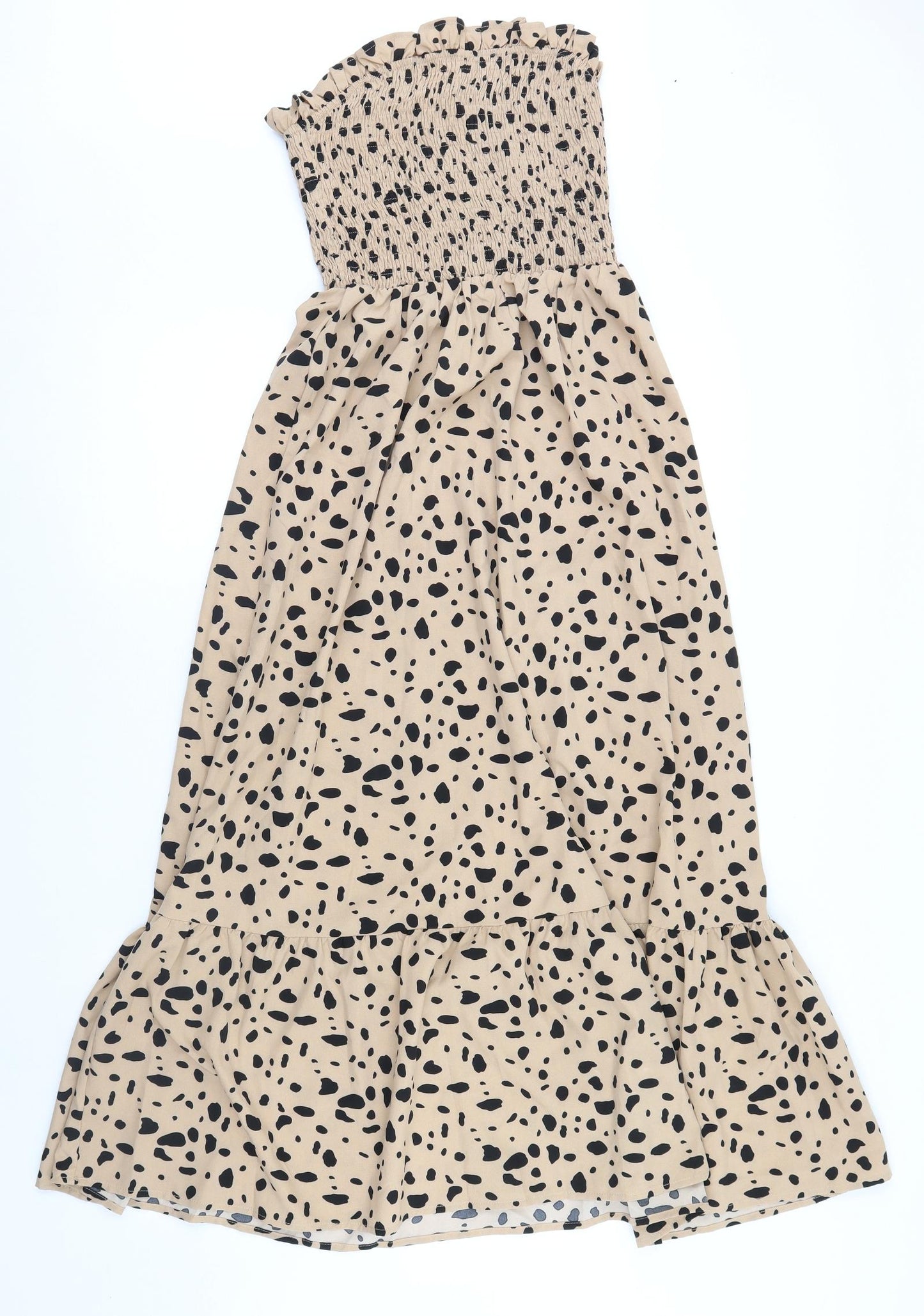 SheIn Womens Brown Animal Print  Maxi  Size S
