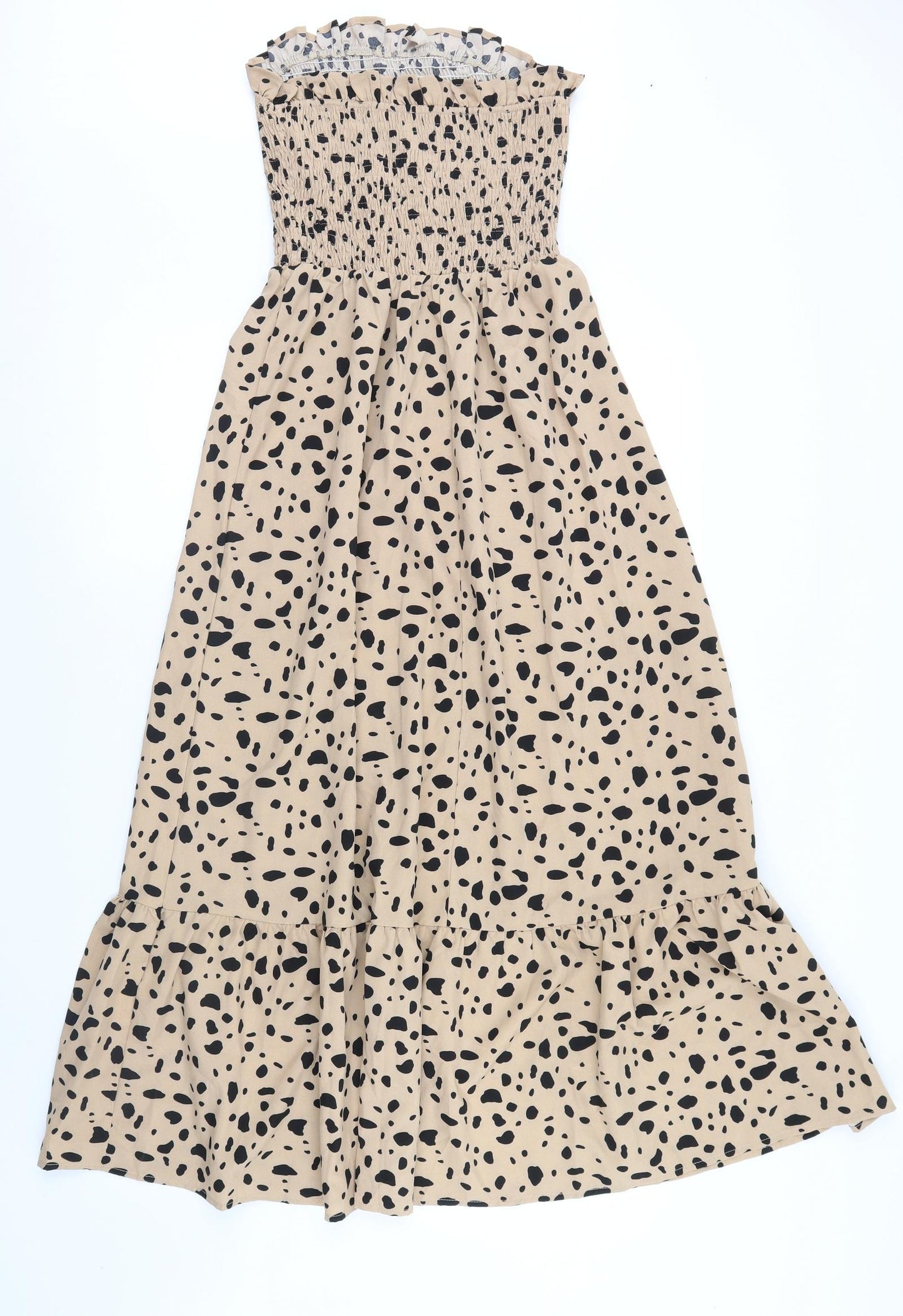 SheIn Womens Brown Animal Print  Maxi  Size S