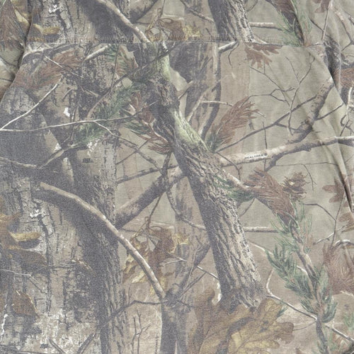 TF Gear Mens Green Camouflage   T-Shirt Size L