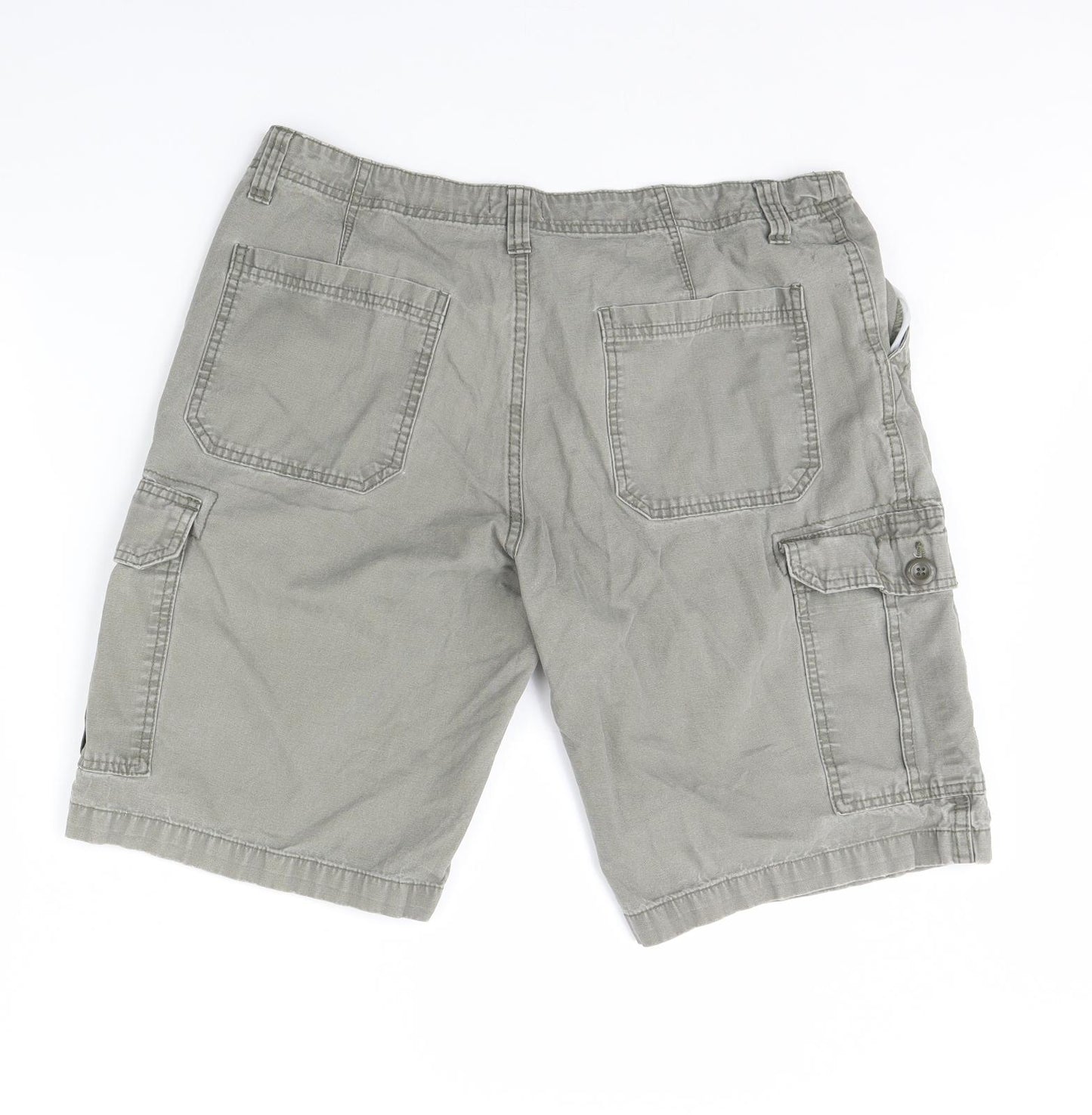 F&F Mens Green   Cargo Shorts Size 36