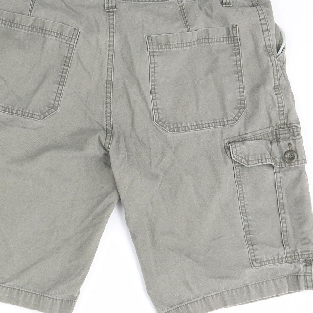 F&F Mens Green   Cargo Shorts Size 36