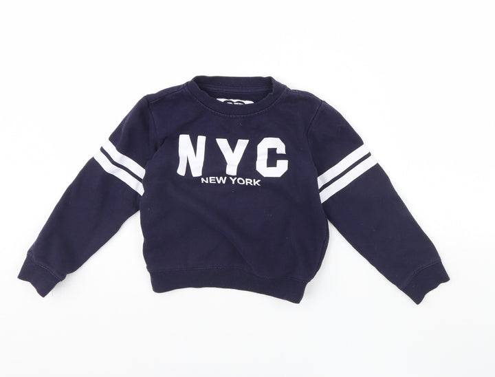 yd Girls Blue   Pullover Jumper Size 8 Years