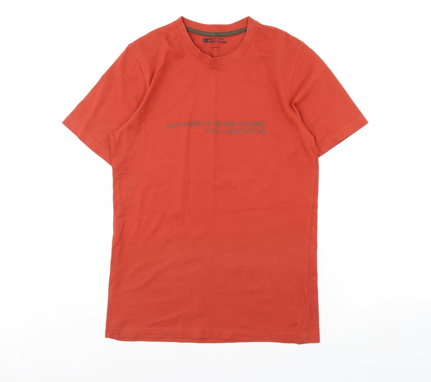 Mountain Warehouse Mens Orange    T-Shirt Size S