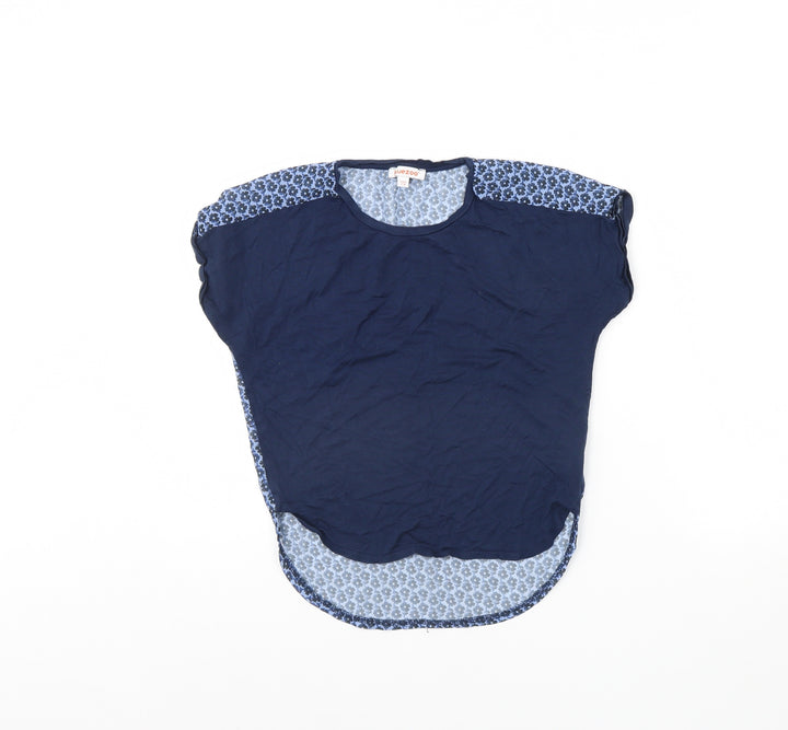 Blue Zoo Girls Blue   Basic T-Shirt Size 7 Years