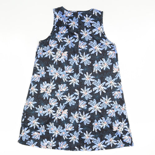 Preworn Womens Blue Floral  Mini  Size S