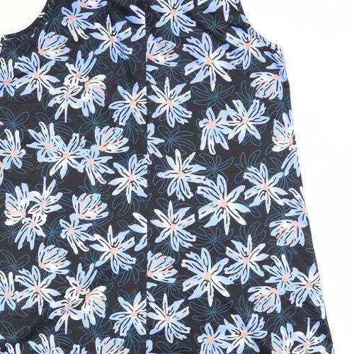Preworn Womens Blue Floral  Mini  Size S