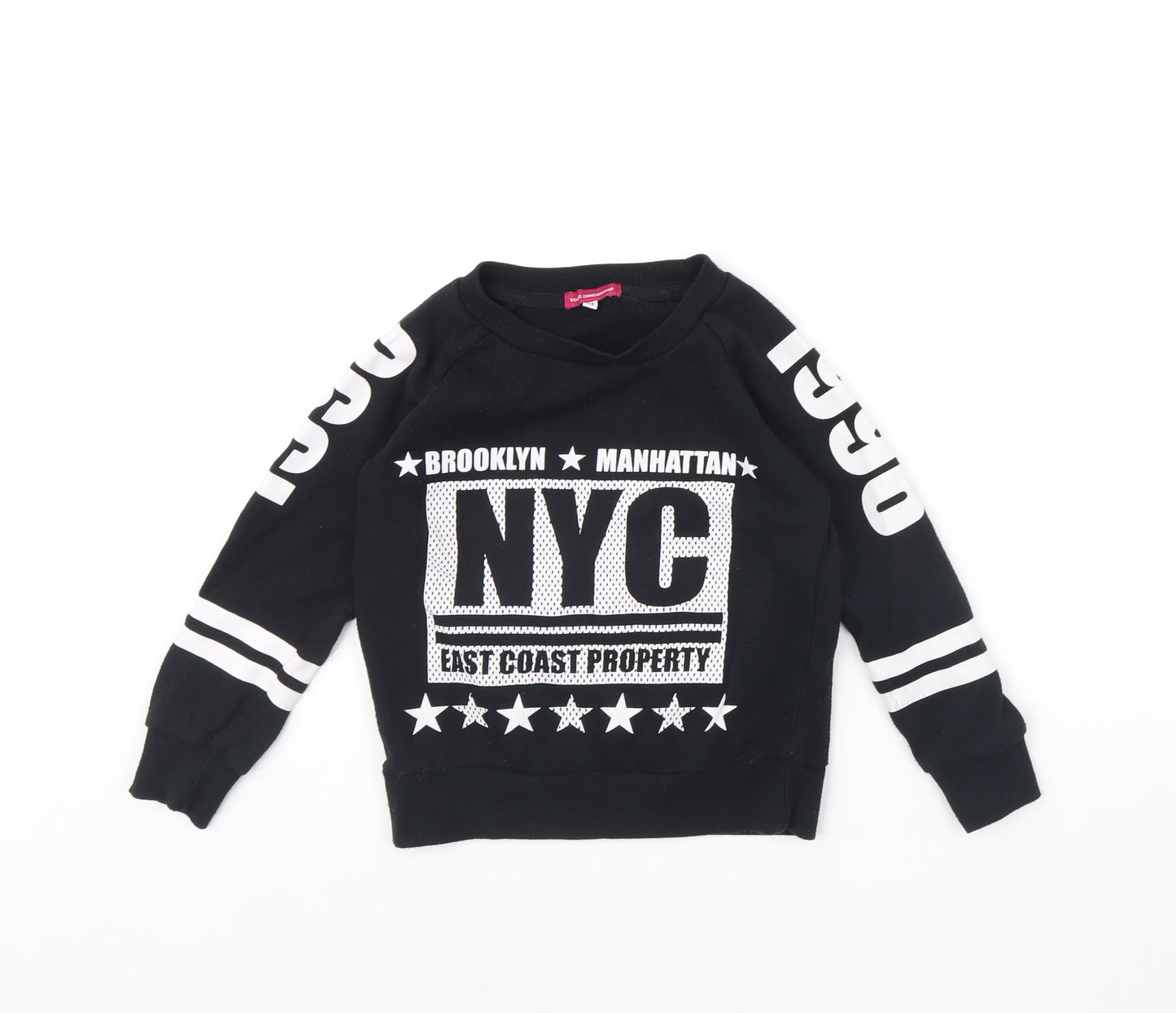 Young Dimension Girls Black   Pullover Jumper Size 7 Years