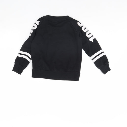 Young Dimension Girls Black   Pullover Jumper Size 7 Years