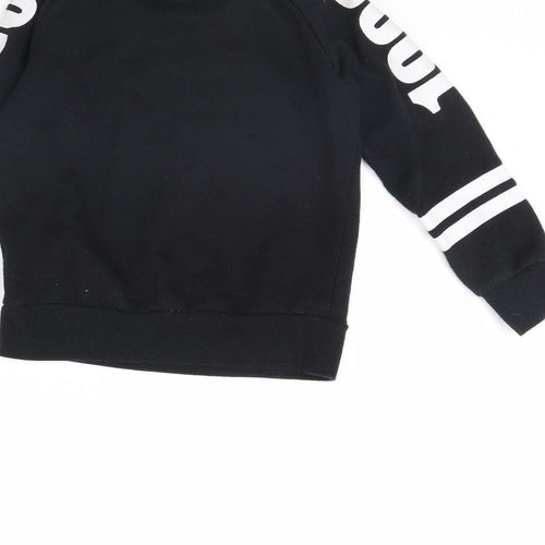 Young Dimension Girls Black   Pullover Jumper Size 7 Years