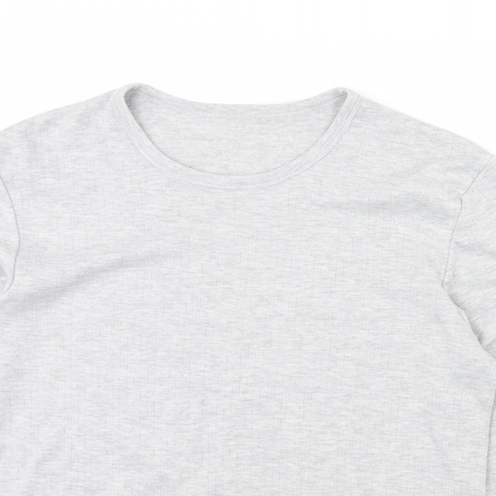 Preworn Mens Grey    T-Shirt Size XL
