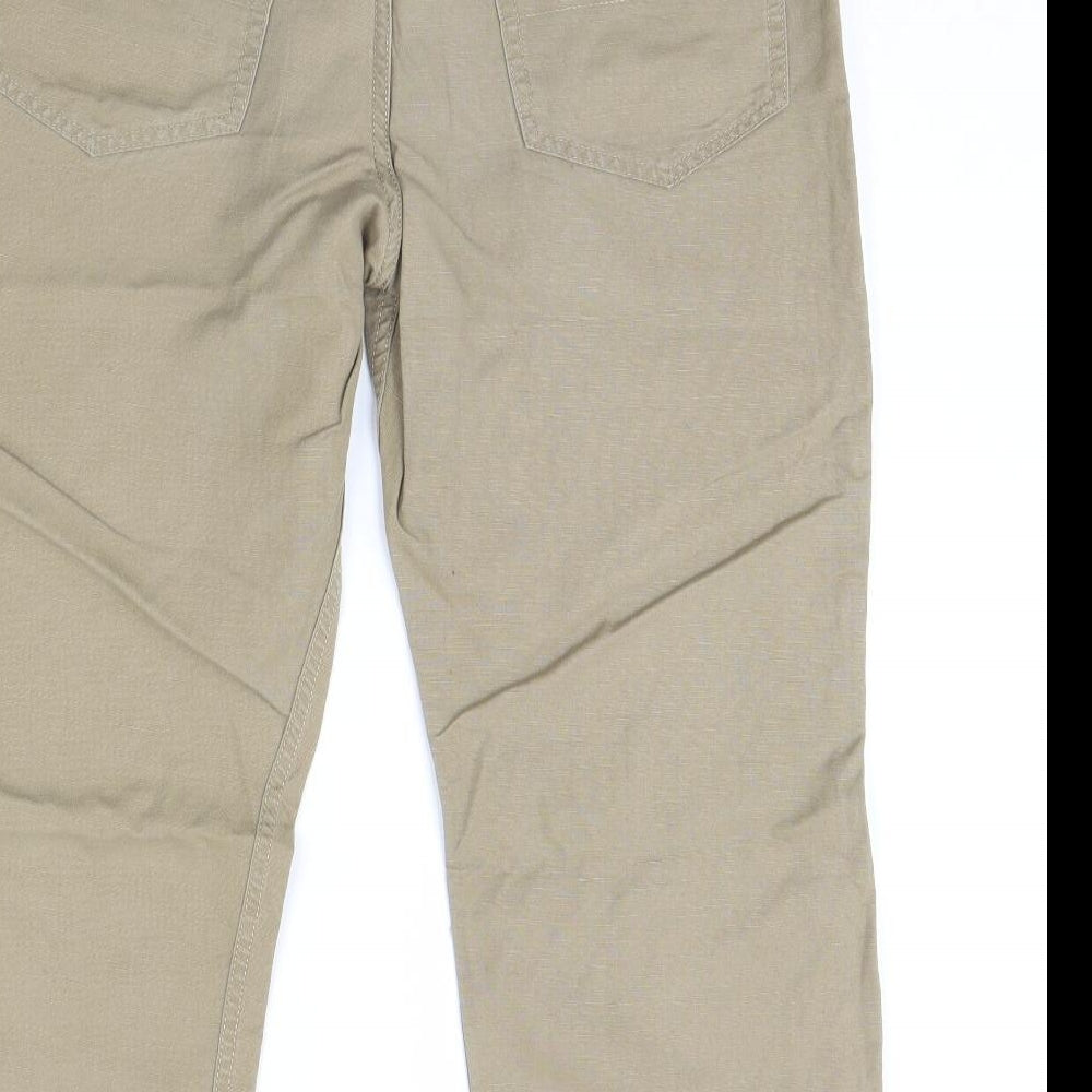 M&S Mens Beige   Trousers  Size 34 L29 in