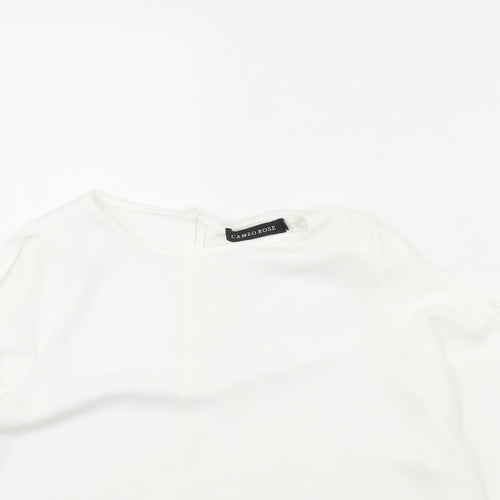 Cameo Rose Womens White   Basic Blouse Size 8
