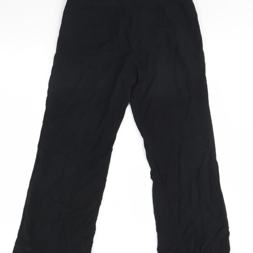 m&s Womens Black   Dress Pants Trousers Size 12 L30 in