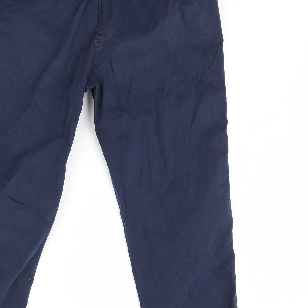 m&s Womens Blue   Trousers  Size 14 L28 in