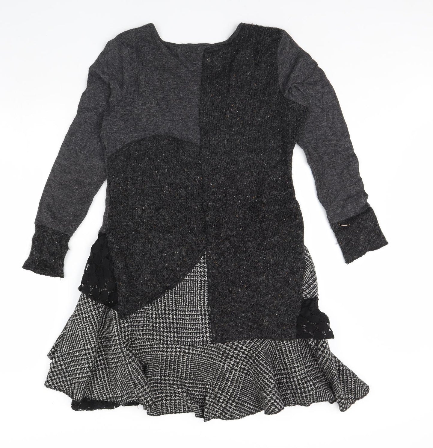 Apricot Womens Grey   Jumper Dress  Size 14