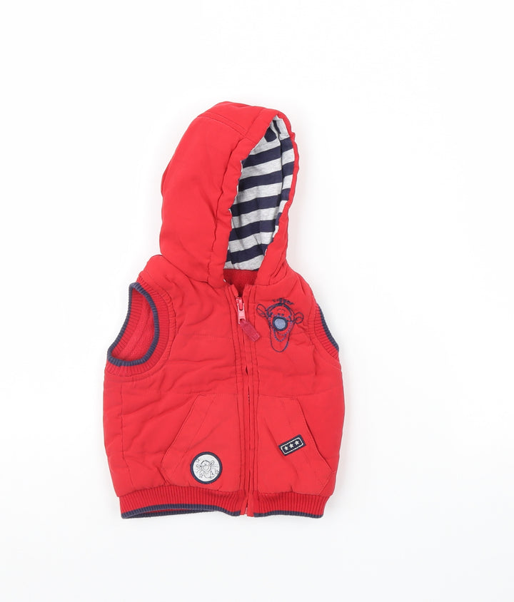 George Baby Red   Gilet Coat Size 3-6 Months  - Disney