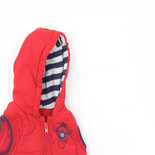 George Baby Red   Gilet Coat Size 3-6 Months  - Disney
