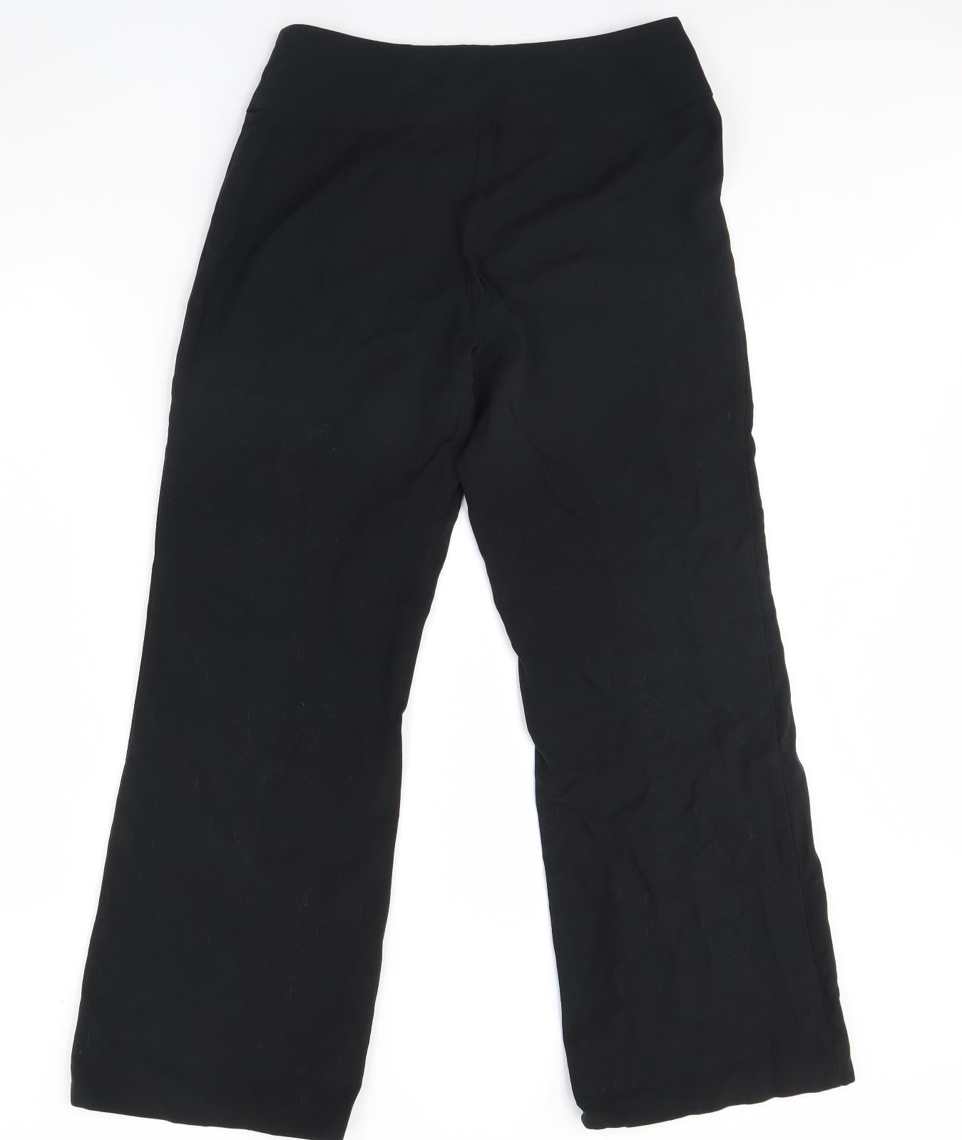 m&s Womens Black   Trousers  Size 12 L31 in