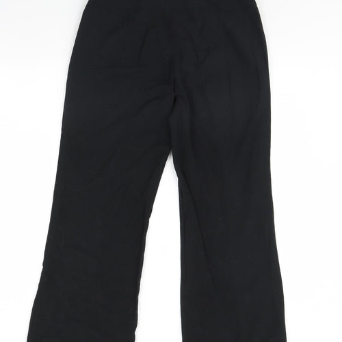 M&S Womens Black   Trousers  Size 12 L30 in