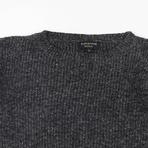 Sunshine Soul Womens Grey   Pullover Jumper Size S
