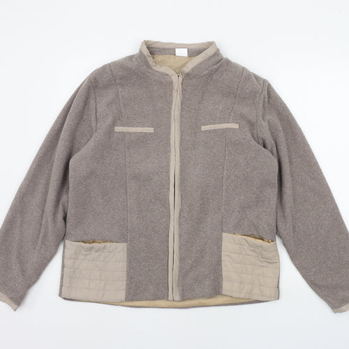 Gabriella Vicenza Womens Grey   Jacket Coat Size 16