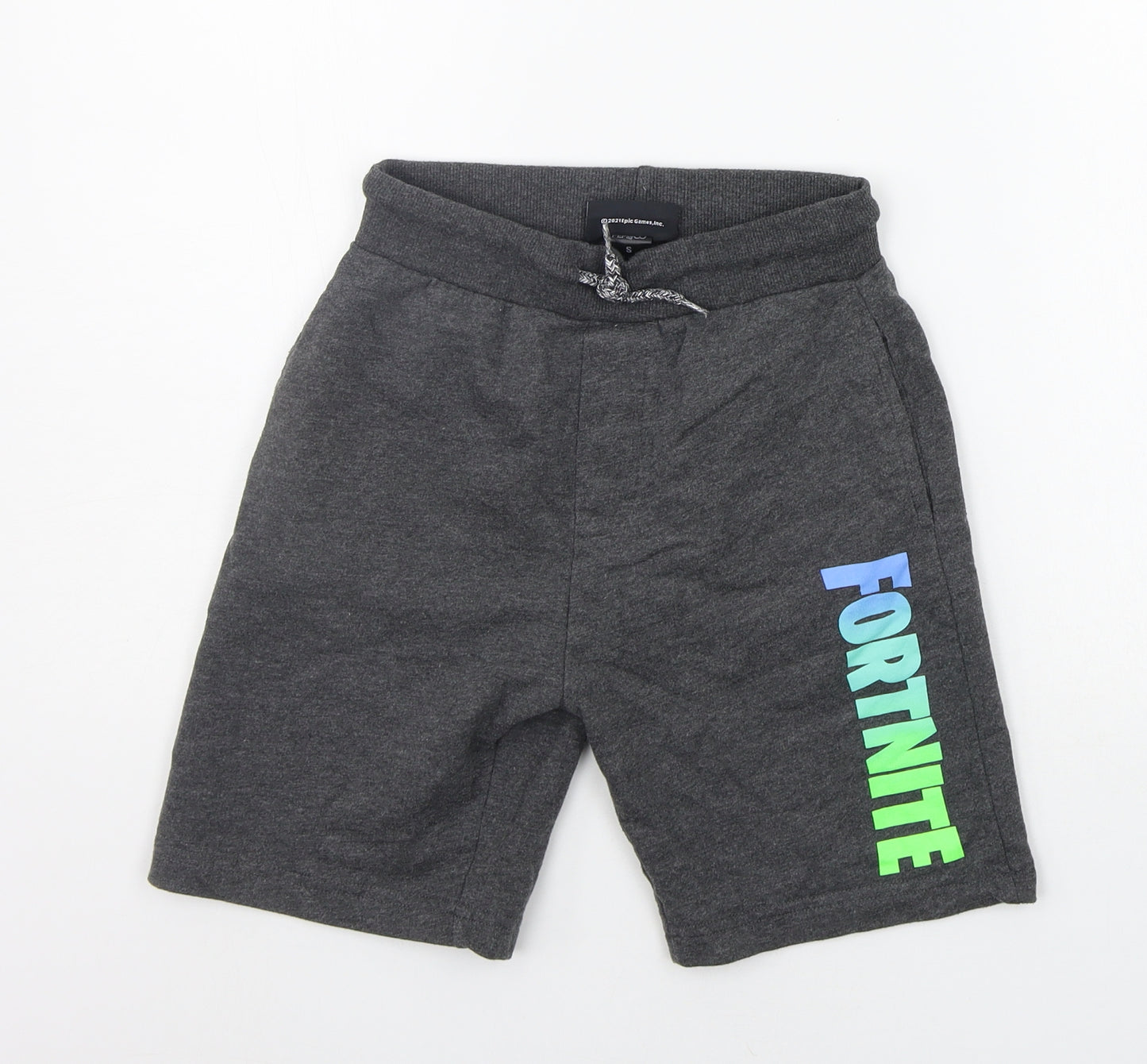 pEP&CO Boys Grey   Sweat Shorts Size S - FORTNITE