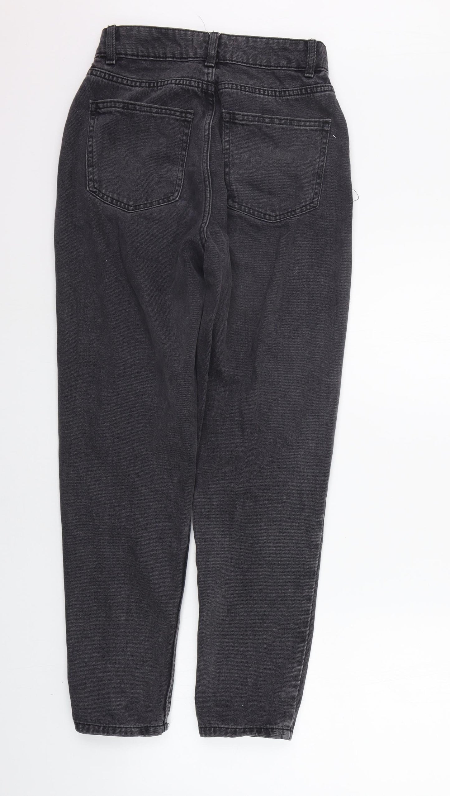 Primark Womens Grey   Straight Jeans Size 8 L29 in