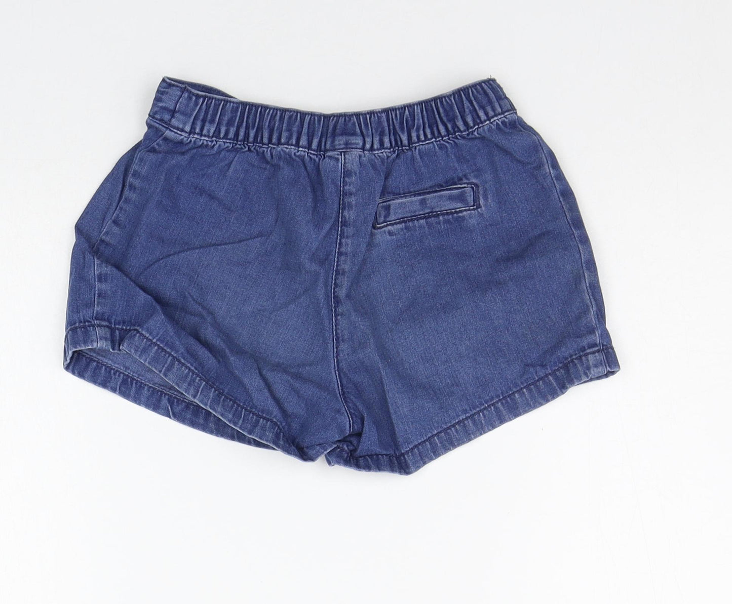 NEXT Girls Blue   Cut-Off Shorts Size 3-4 Years