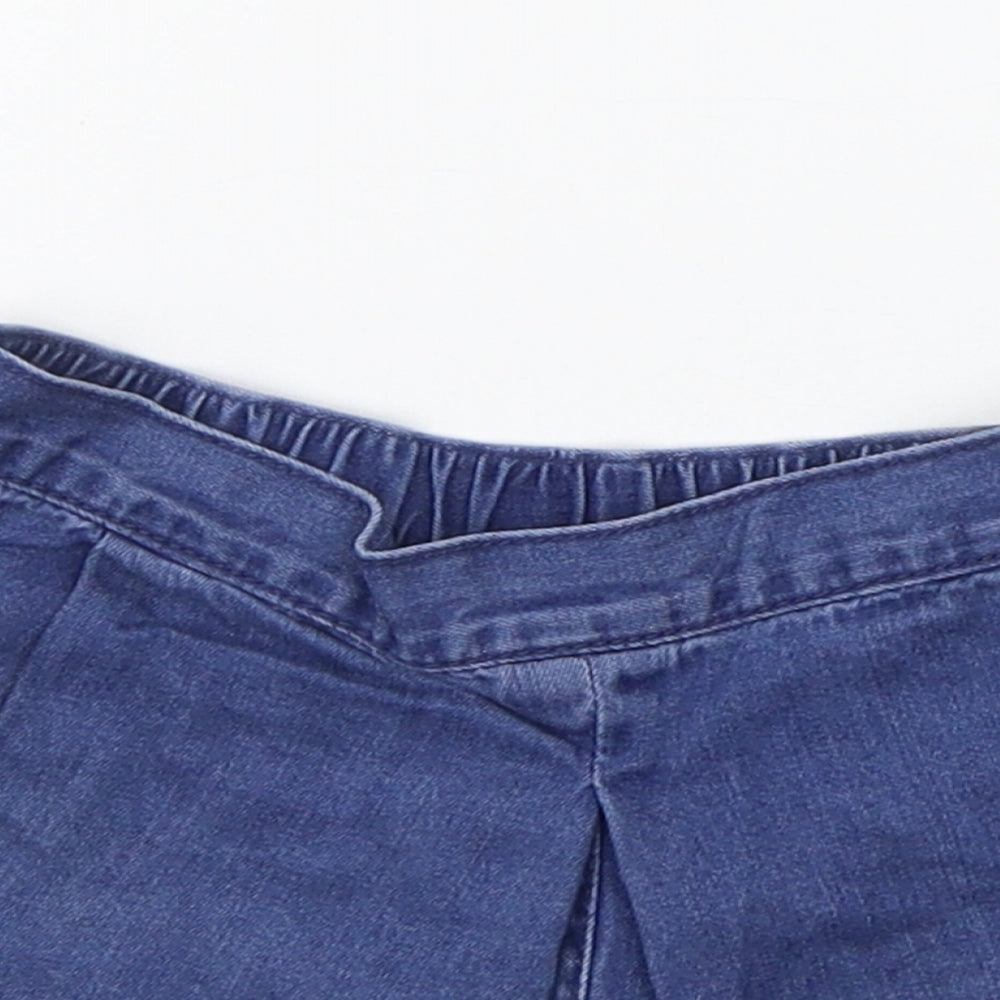 NEXT Girls Blue   Cut-Off Shorts Size 3-4 Years