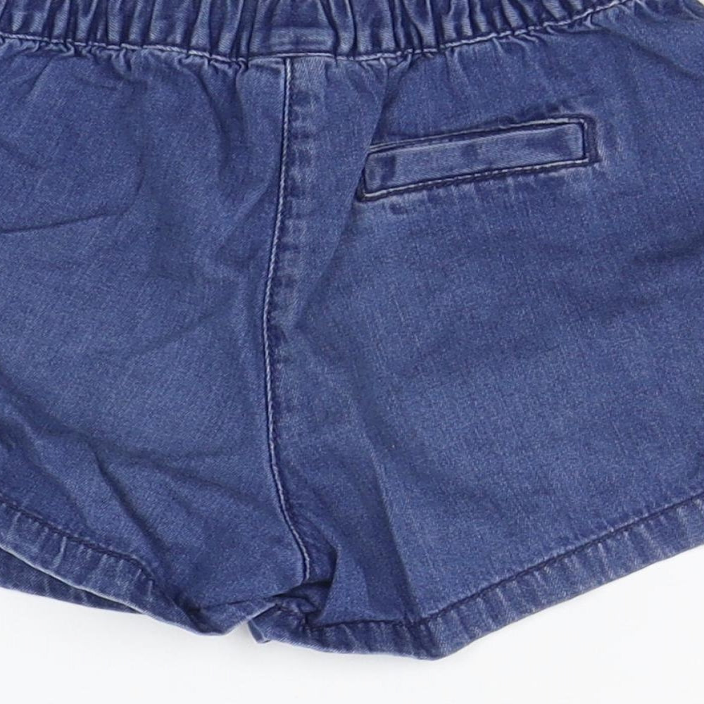NEXT Girls Blue   Cut-Off Shorts Size 3-4 Years