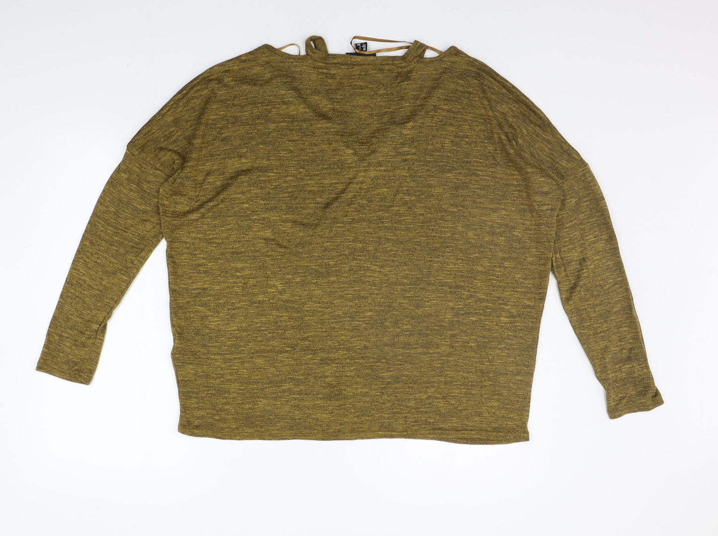 New Look Womens Yellow   Pullover Jumper Size L