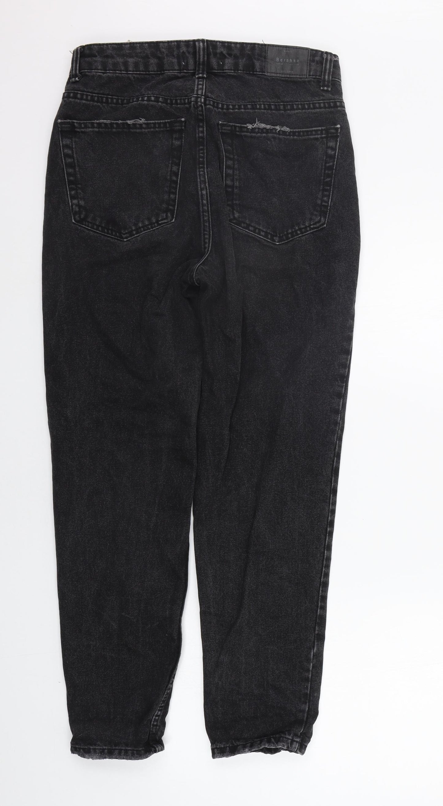 Berksha Womens Black   Straight Jeans Size 8 L29 in