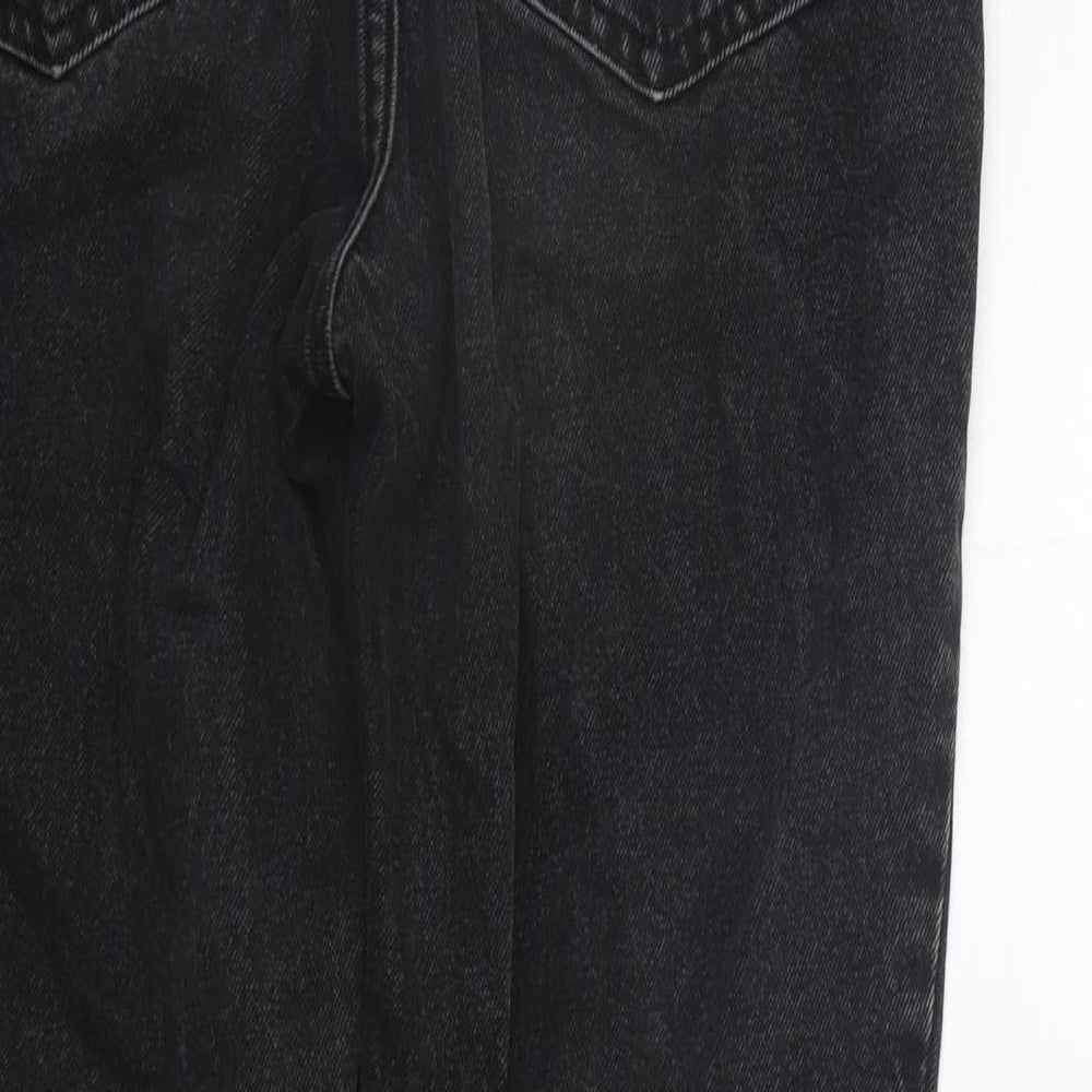 Berksha Womens Black   Straight Jeans Size 8 L29 in