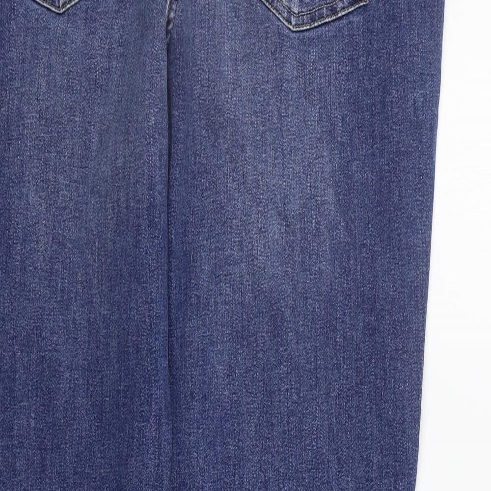 NEXT Womens Blue   Straight Jeans Size 16 L26 in