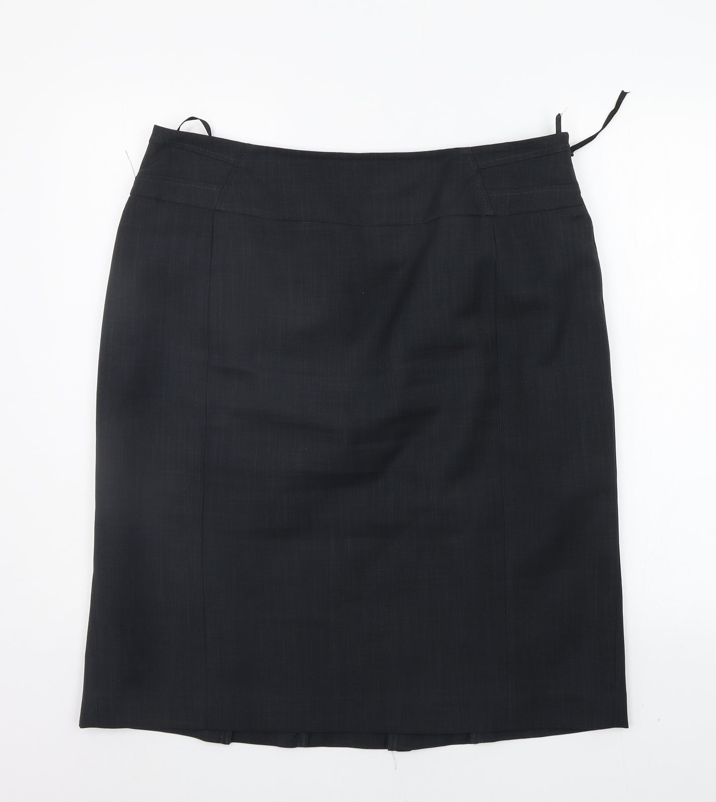 Debenhams Womens Black   A-Line Skirt Size 16