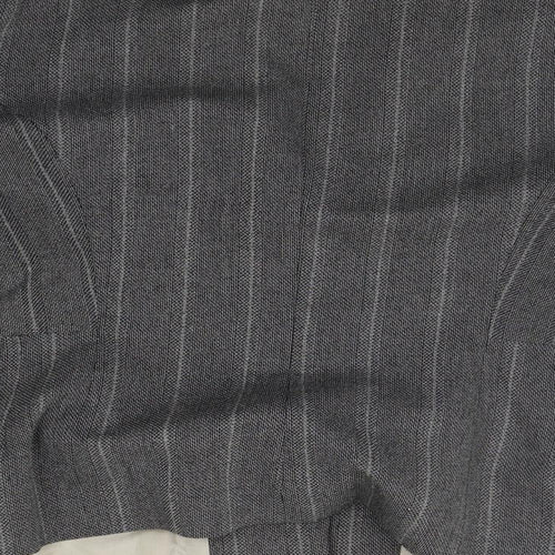 endora Womens Grey Striped  Jacket Suit Jacket Size 16