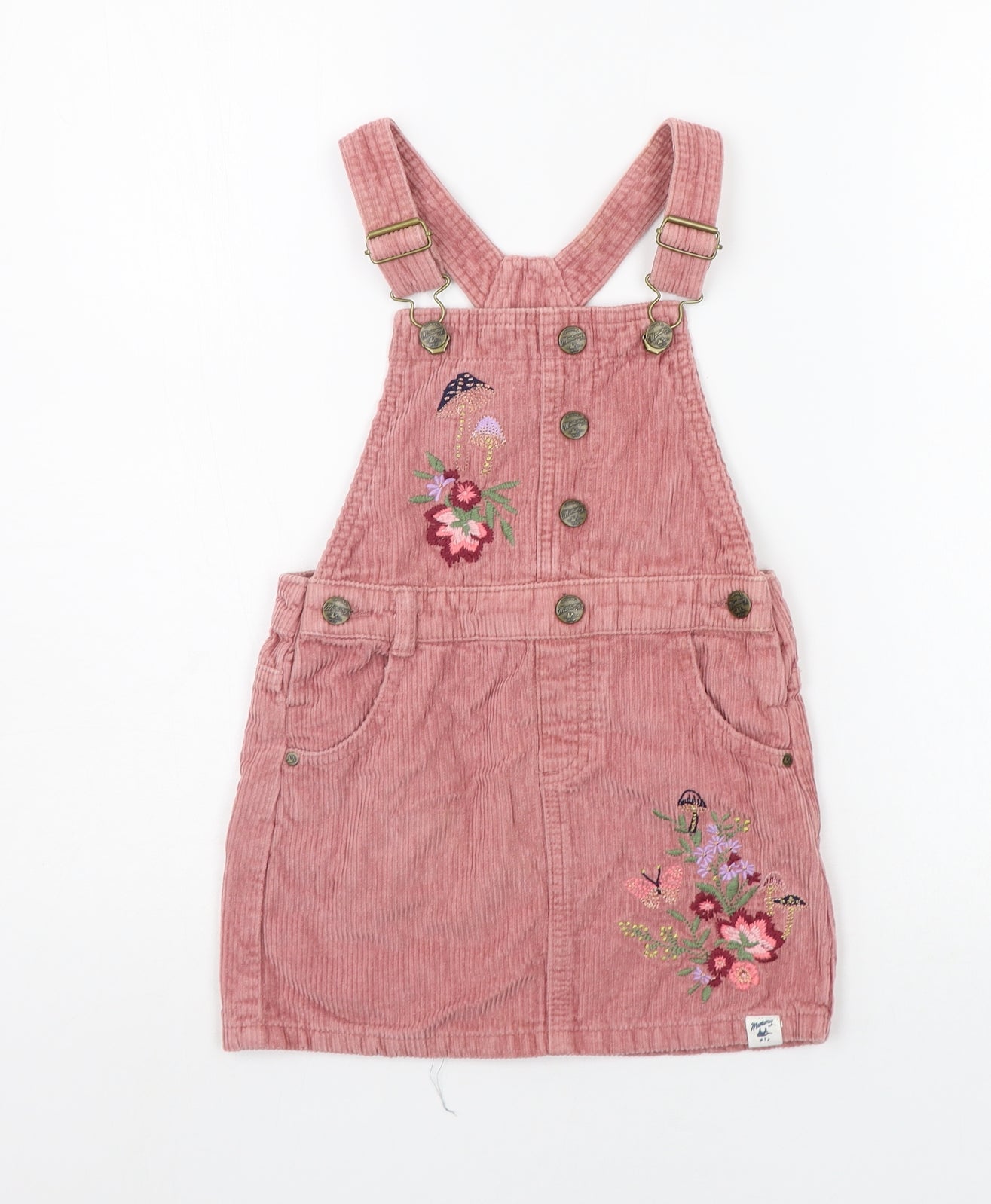 manataray Girls Pink   Dungaree One-Piece Size 5 Years