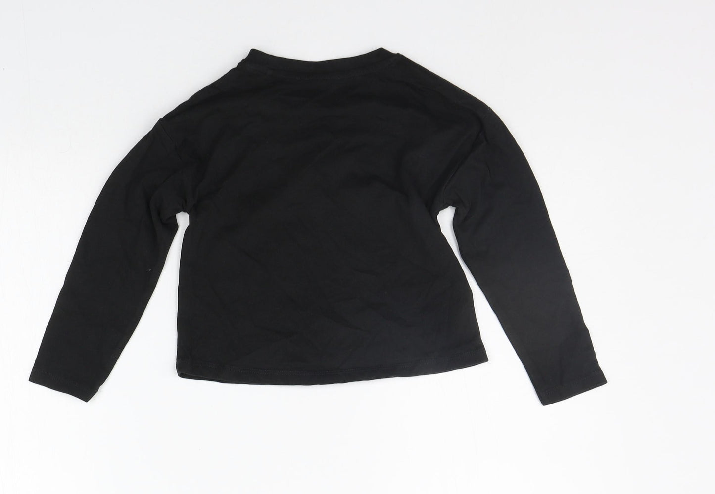 TU Boys Black   Basic T-Shirt Size 5 Years
