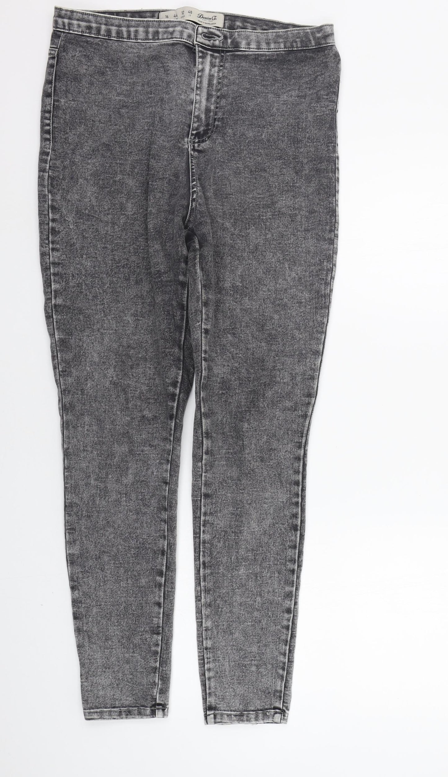 deniem co Womens Grey   Jegging Jeans Size 16 L28 in